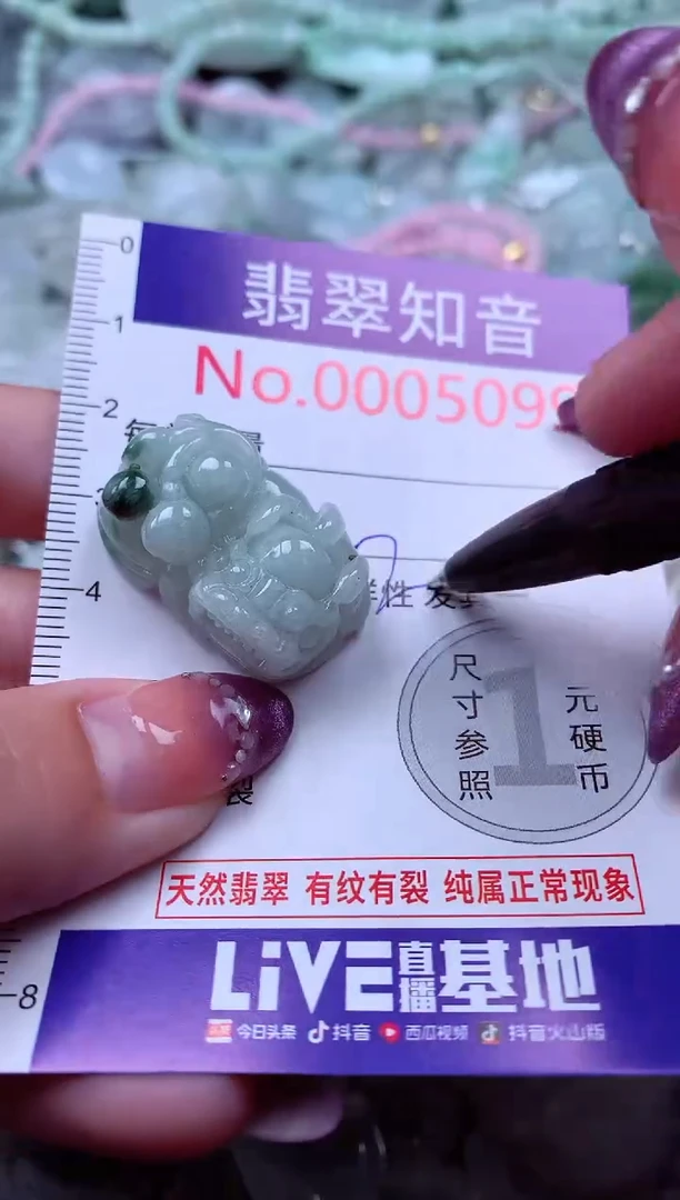 翡翠未镶嵌吊坠(不含链)5099