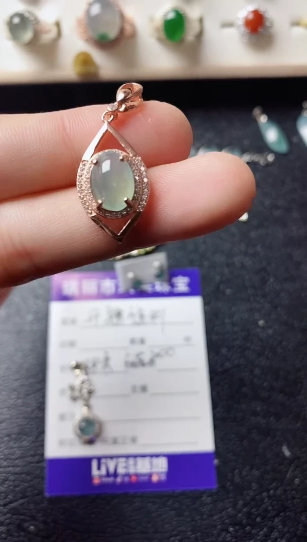 【闪购商品】翡翠戒指银S925镶嵌11111