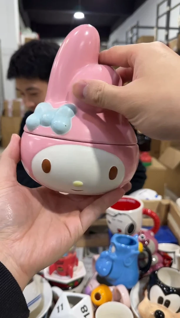 瓷片美乐蒂头收纳罐