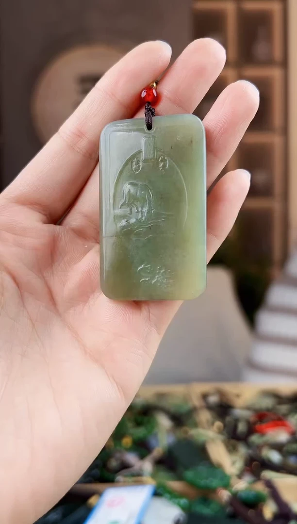 颈饰未镶嵌和田玉拍一发一，多样性发货