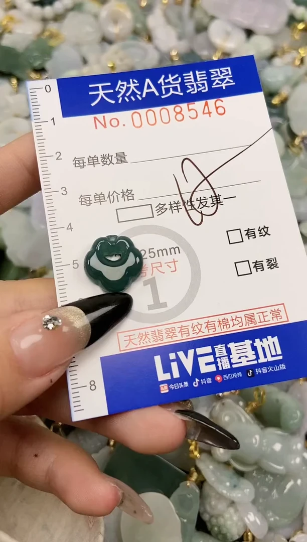 【闪购商品】翡翠颈饰未镶嵌天然A货翡翠