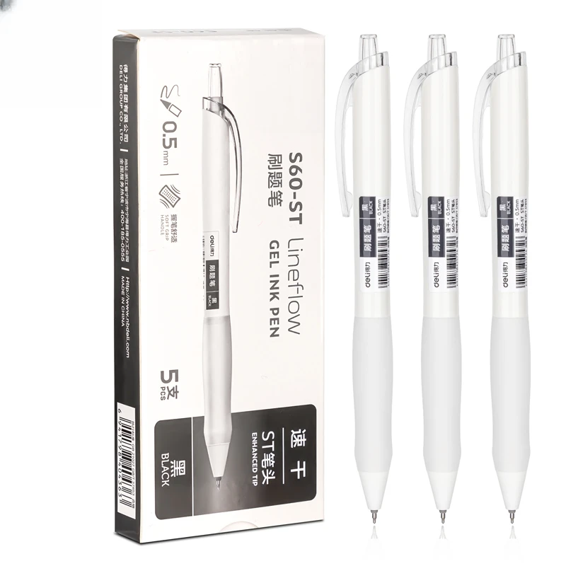 【新疆包邮】S60-ST速干顺滑按动中性笔0.5mmST笔头（黑）