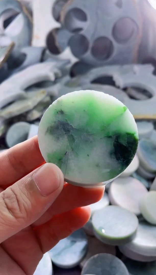 翡翠裸石天然A货翡翠