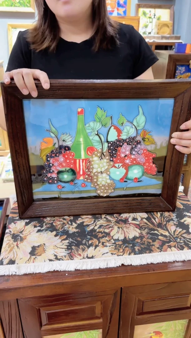 瓷片42/35老榆木框特价福利微瑕