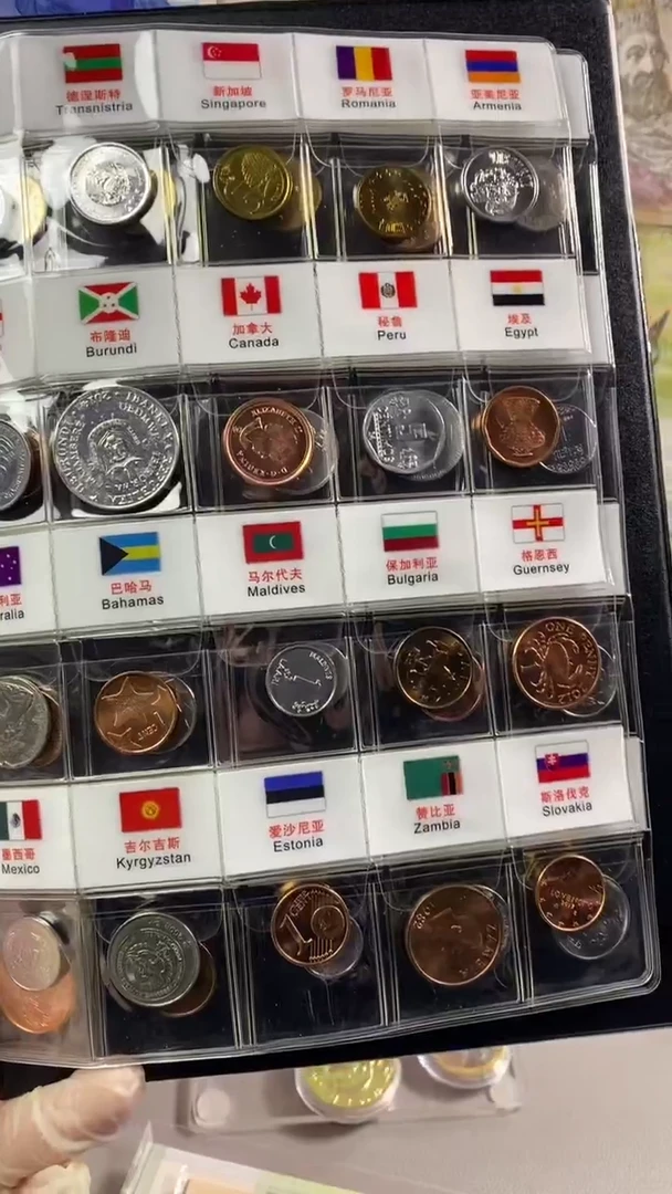 纸币外国硬币 60枚 60国 不重复