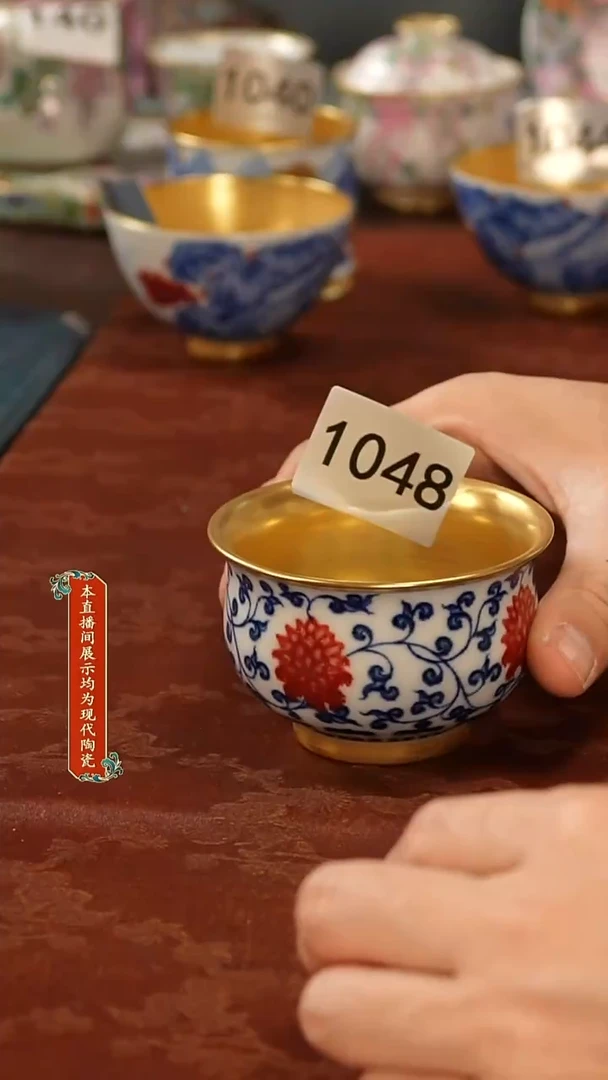 瓷片景德镇手工手绘精美陶瓷1048