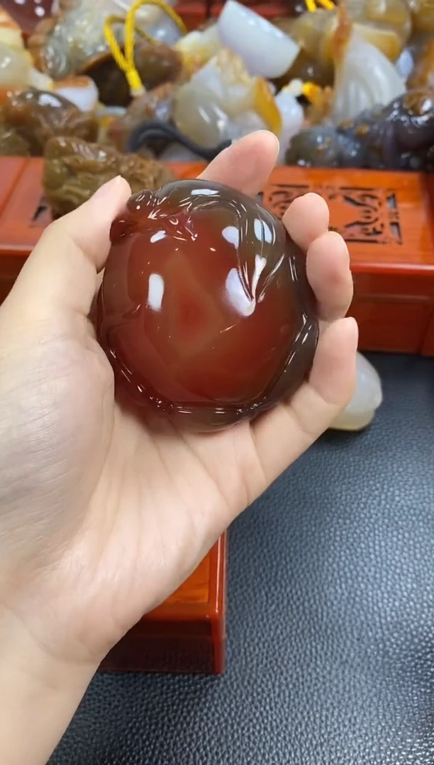 玛瑙/玉髓手把未镶嵌万**空1