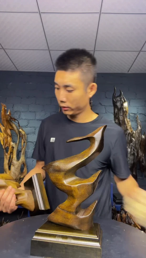 金丝楠弯*金丝楠木工艺品摆件