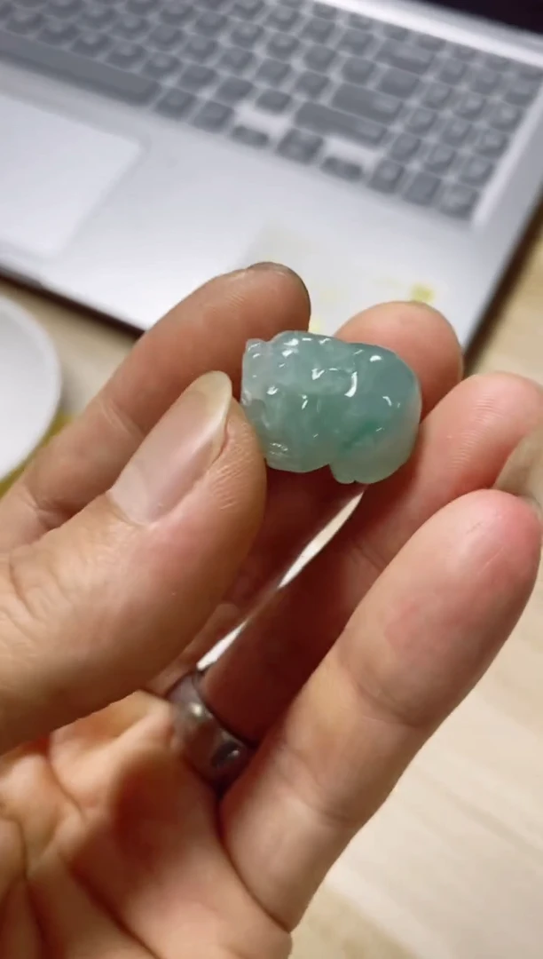 翡翠未镶嵌颈饰32天然缅甸翡翠A货分两单