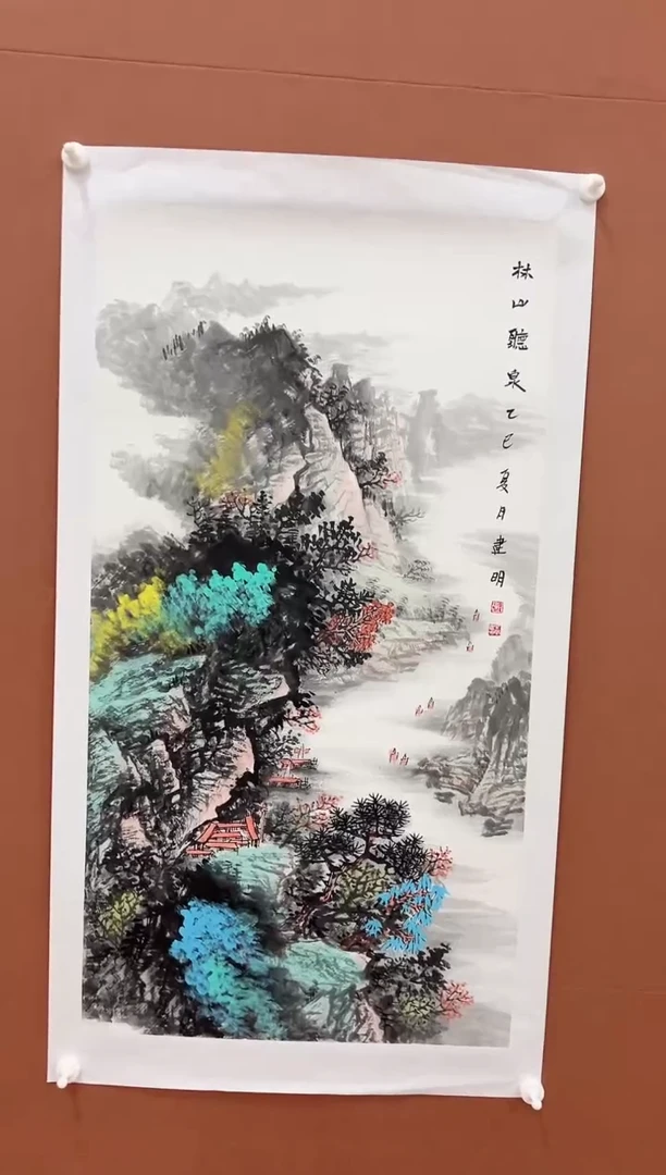 国画童建明三尺整张山水