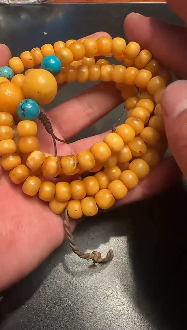 玛瑙念珠蜜蜡念珠