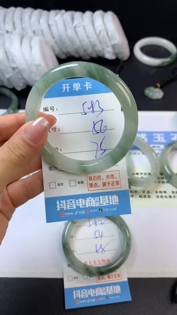【闪购商品】石英质玉未镶嵌手镯G583