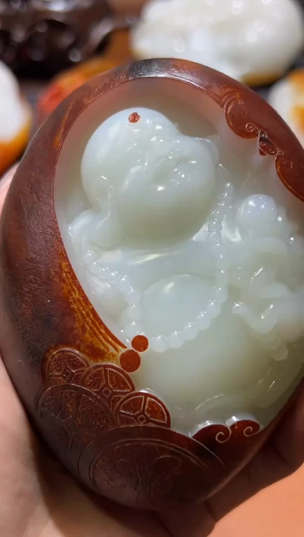 未镶嵌和田玉把件顺****6和田玉