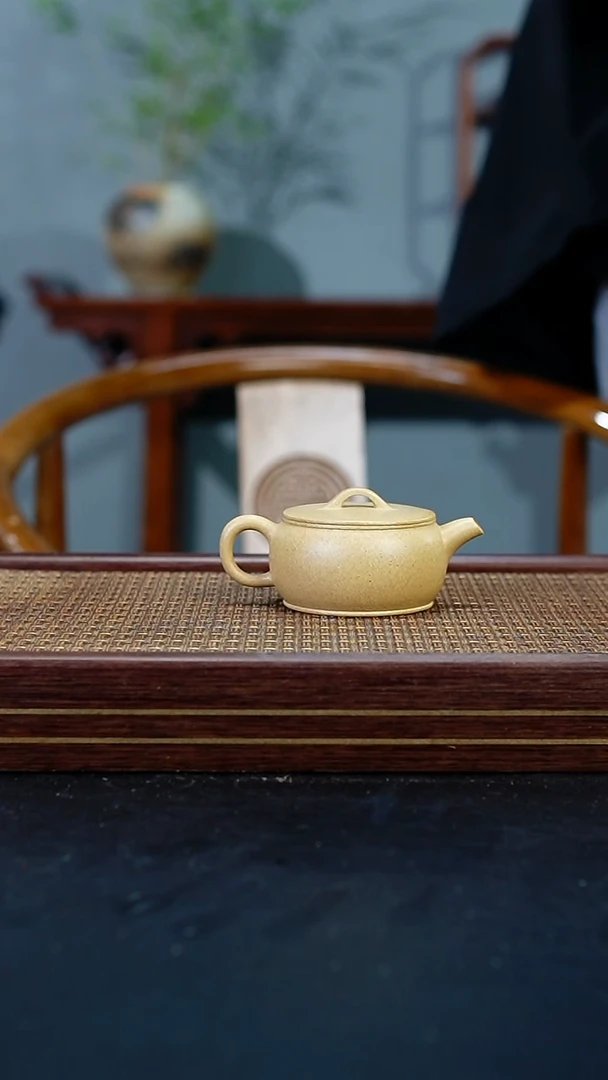 茶壶紫砂本绿扁鼓
