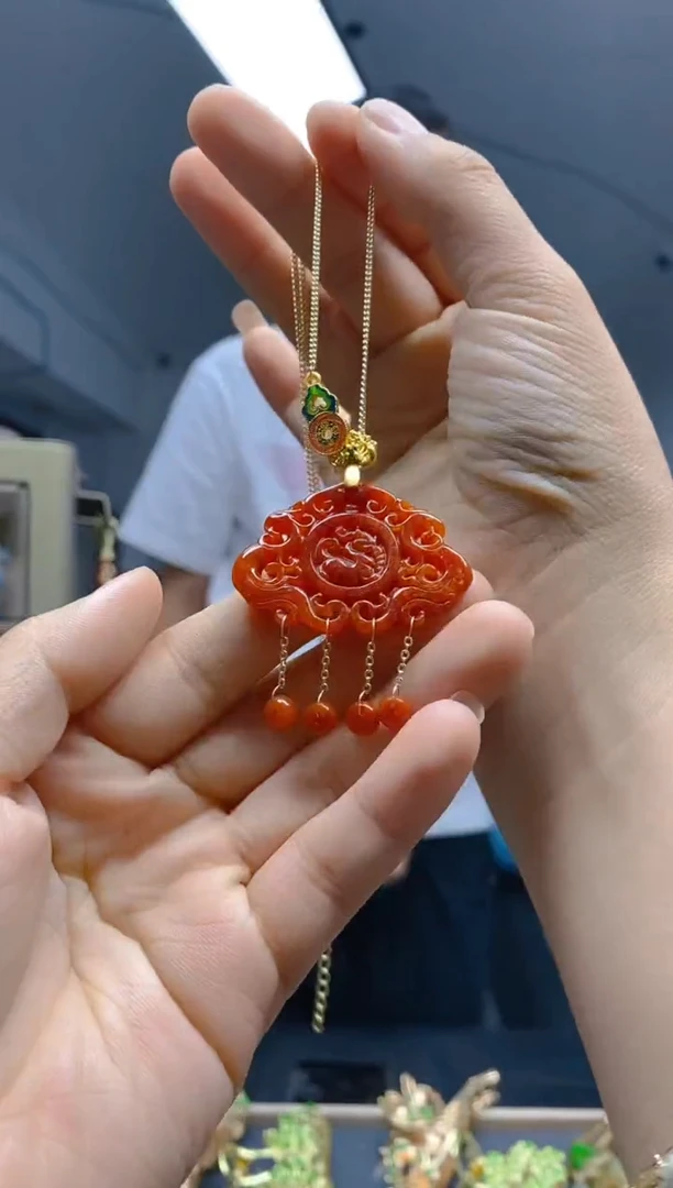 【闪购商品】翡翠耳饰合金0390翡翠锁骨链