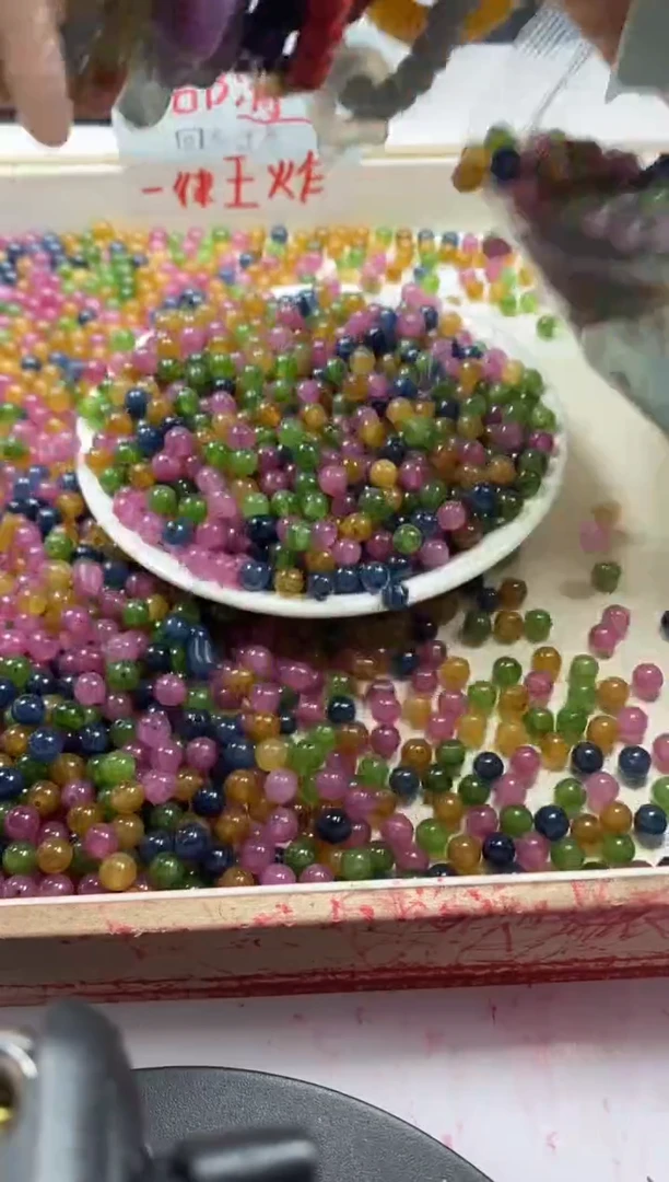 【闪购商品】碧玺颈饰未镶嵌w20碧玺6mm*40颗