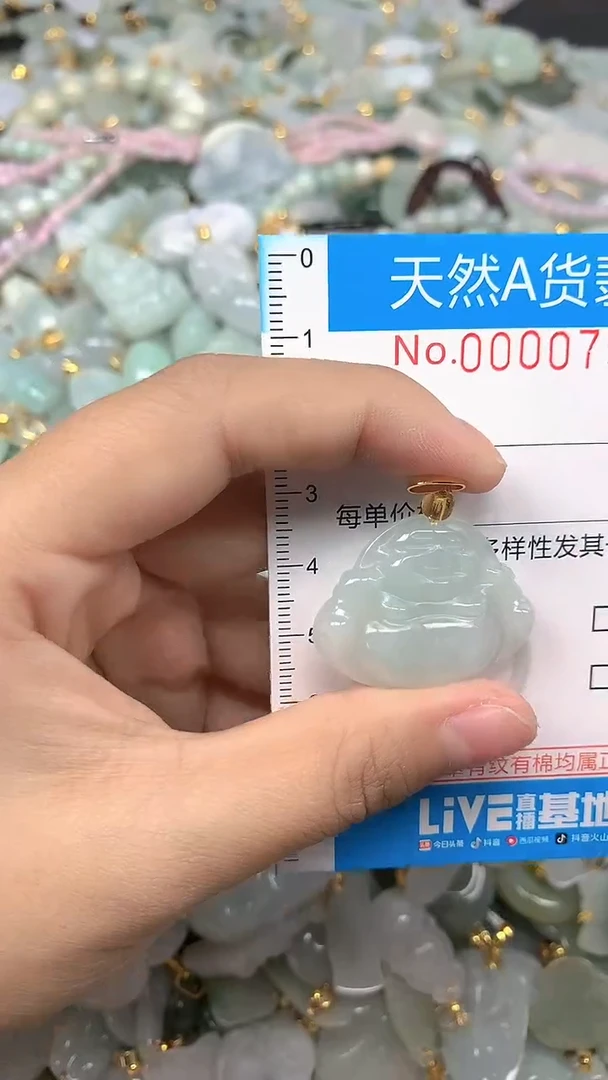 颈饰未镶嵌翡翠净货挂件-0799