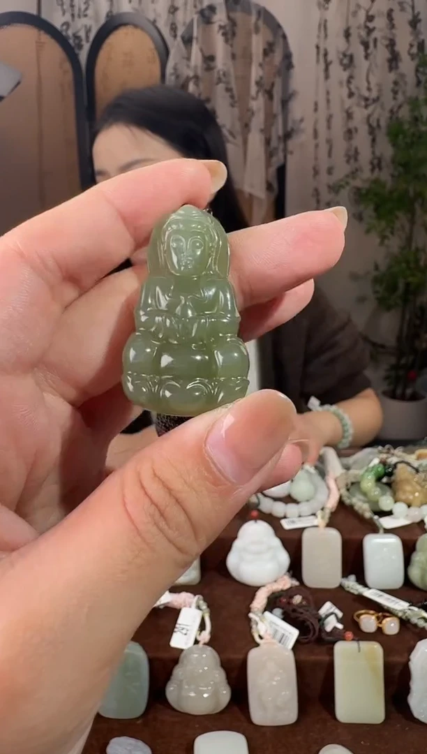 颈饰未镶嵌和田玉421观音