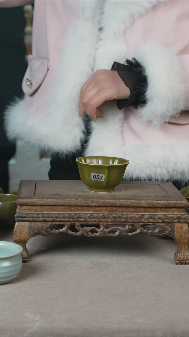 杯053号茶叶末宝相杯