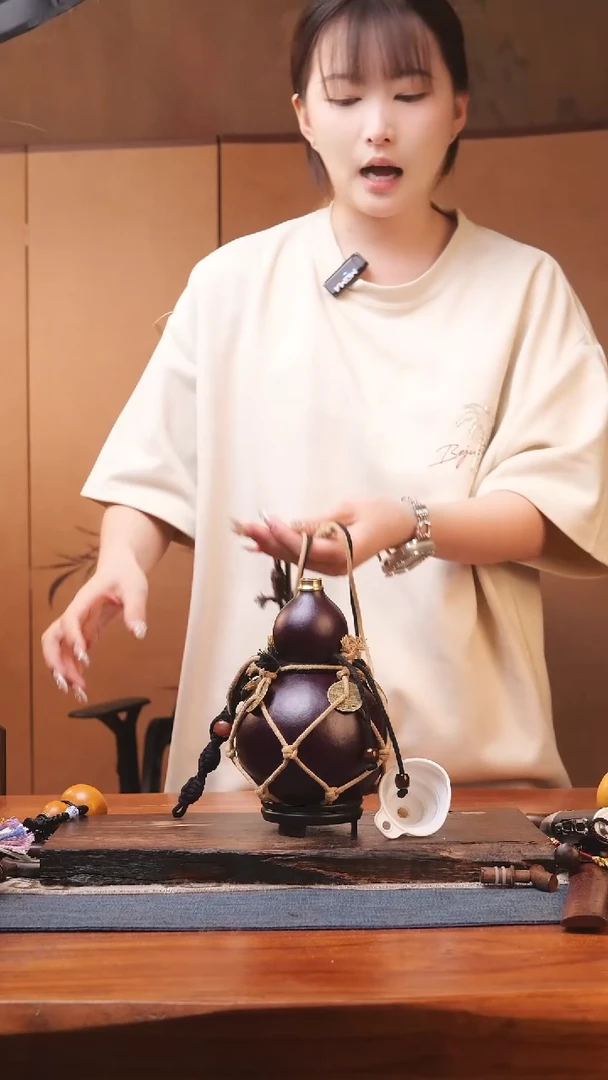 1746号精品大漆葫芦防腐防渗装水茶酒