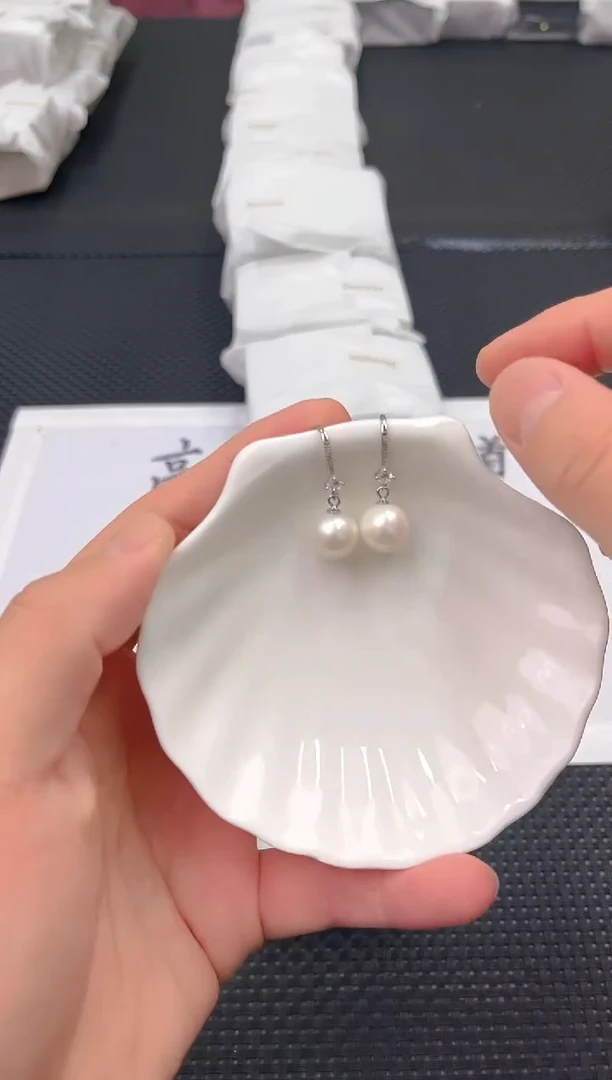 未镶嵌淡水珍珠耳饰ed1345