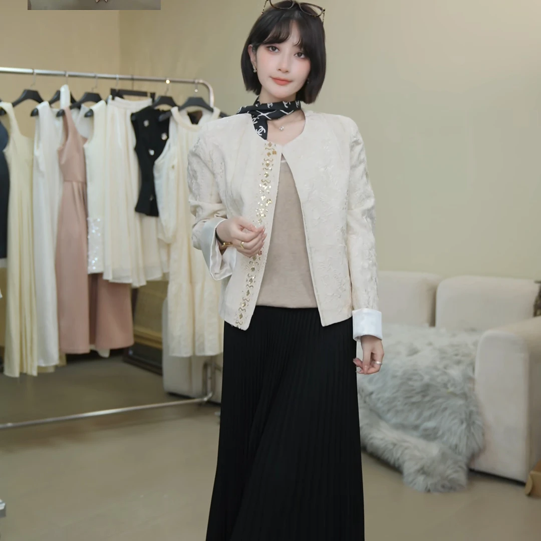 【BILU VTG】 新中式提花刺绣外套BL2025499