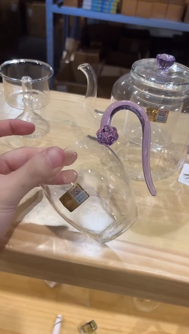 禾器-莲君壶-浅紫色++