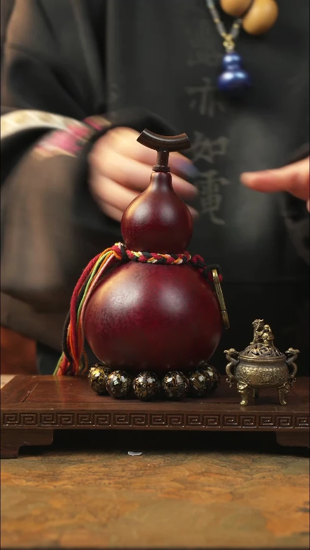 140大漆一物一拍记葫堂出品【不带手串】