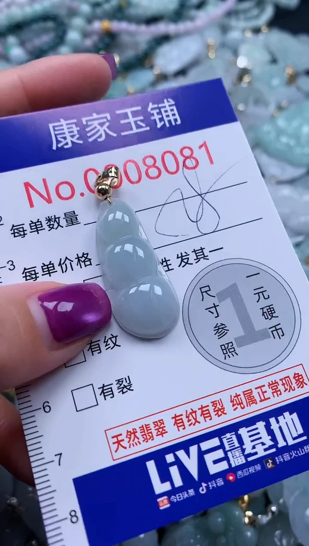 颈饰未镶嵌翡翠8081