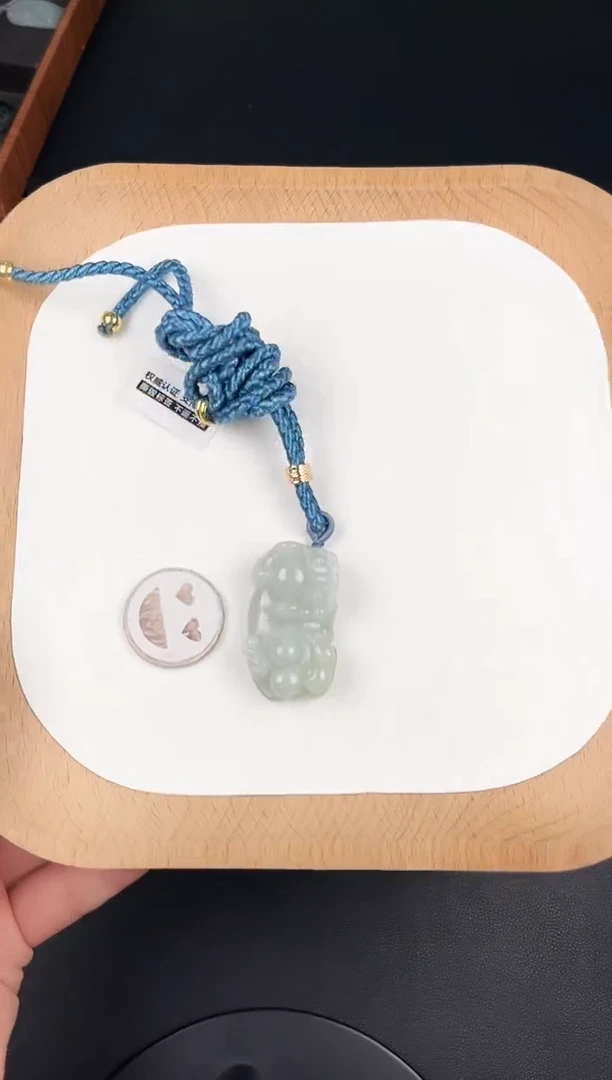 颈饰未镶嵌翡翠孤品-237