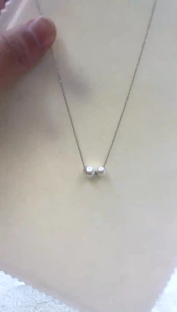 吊坠(赠链)18K金镶嵌海水珍珠6-8