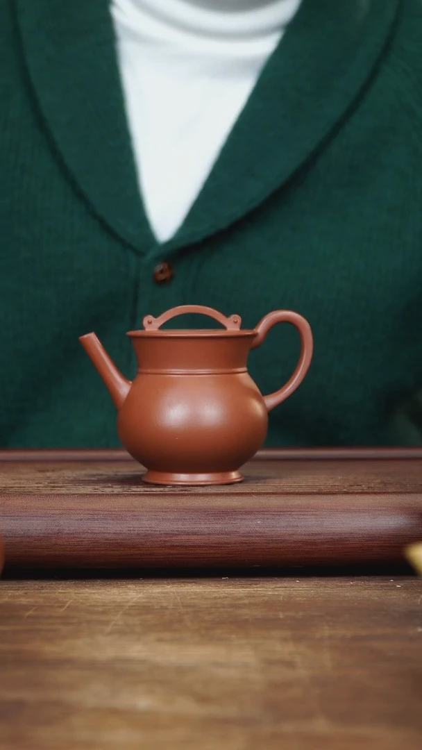 【闪购商品】紫砂茶壶180ml 玉樽 朱泥