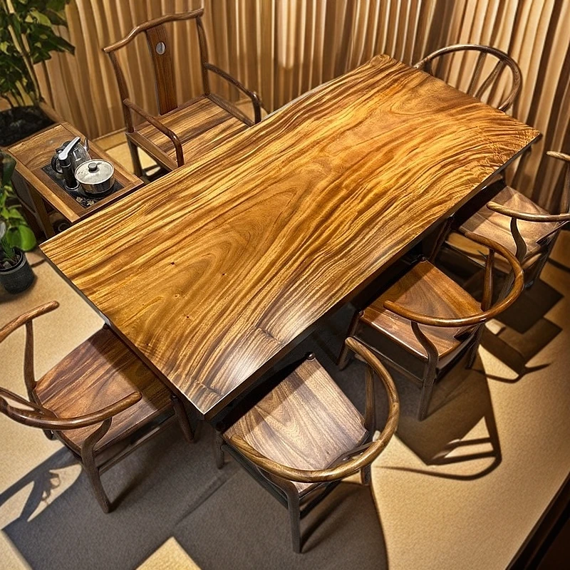 【现场改价链接】实木大板桌 书桌 茶桌  一物一拍 不包邮