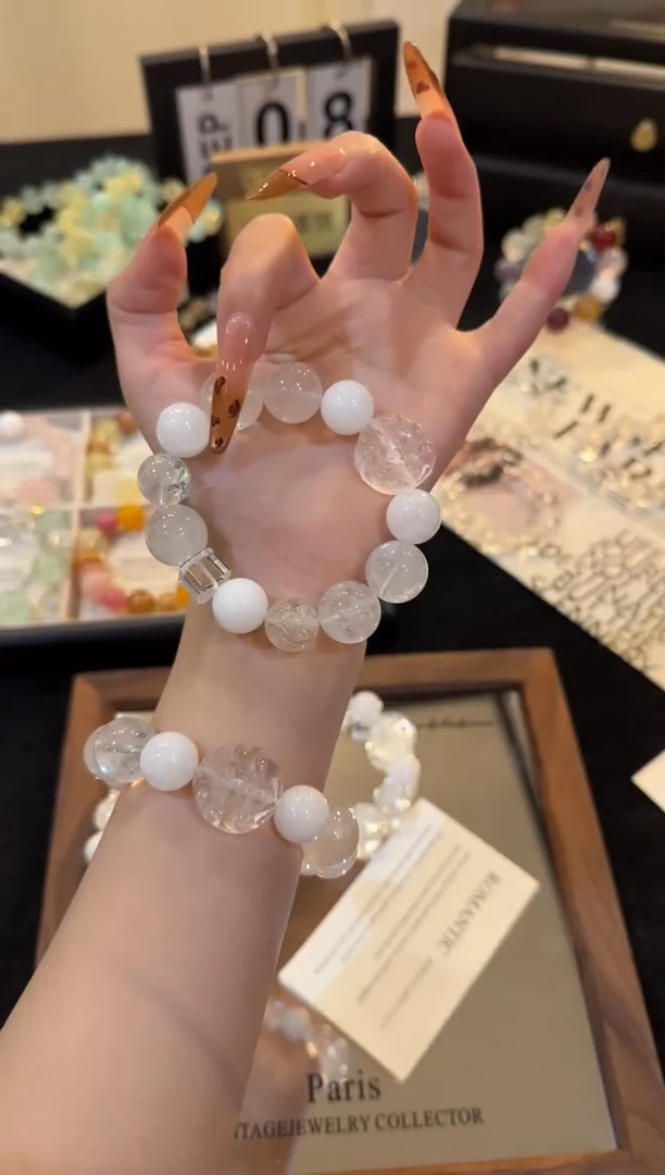 未镶嵌手链水晶凤九初雪x3280