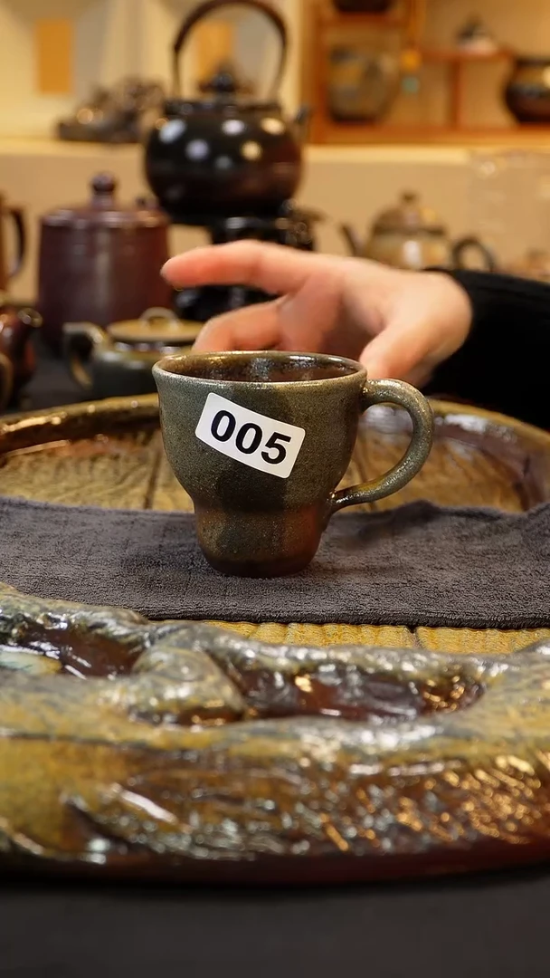 紫砂柴烧纯自然柴烧