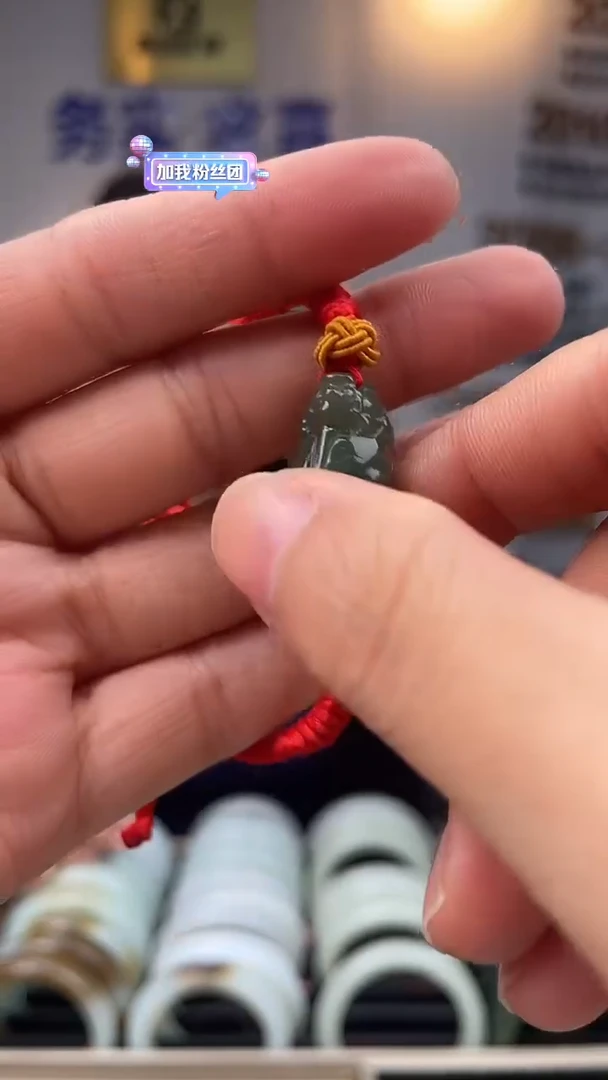 未镶嵌手链和田玉沙枣青貔貅手绳 多样性发一件