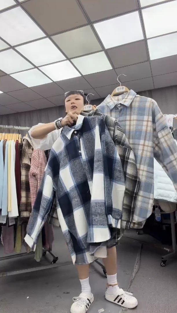 棉格子外套 随机发颜色1件/拍多件发不同款