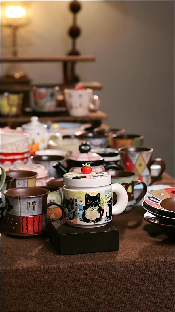 景德镇禧看陶瓷杯