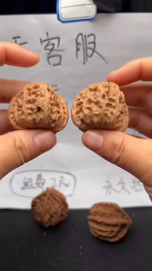 把件文玩核桃320白狮子