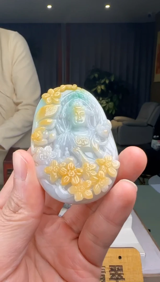 【闪购商品】翡翠吊坠(不含链)未镶嵌DY@@960Q3J15202