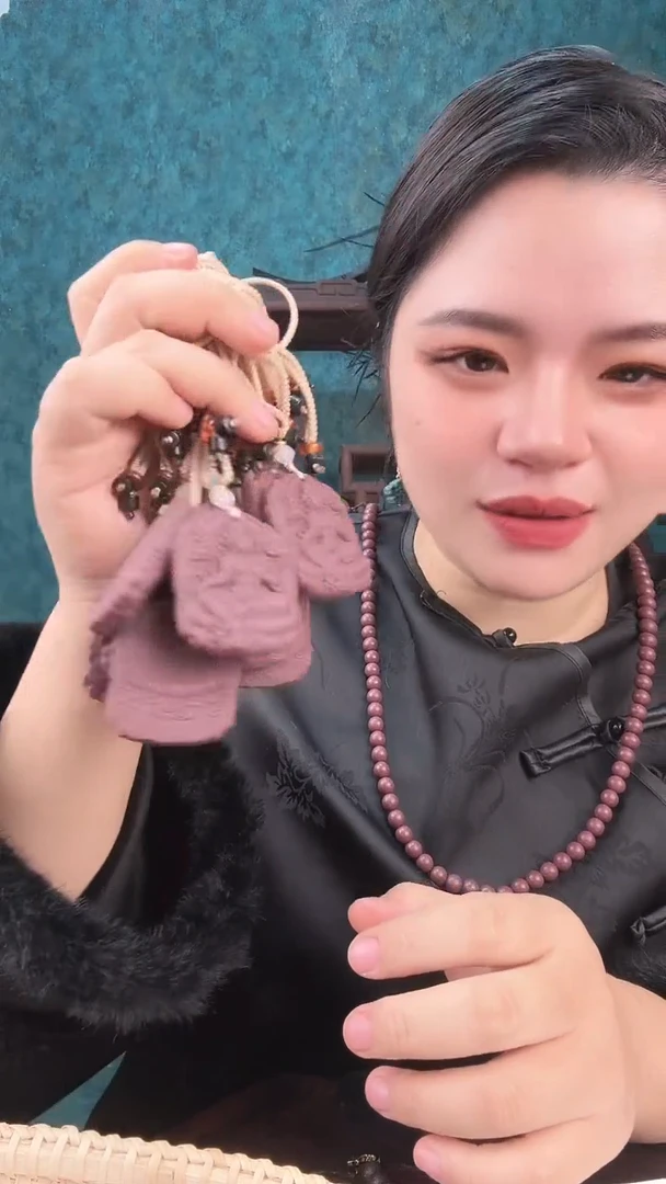 珠串紫花蕊香方绿度母香牌