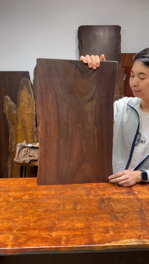 风车木（黑檀木）尺寸61*37*2编号899