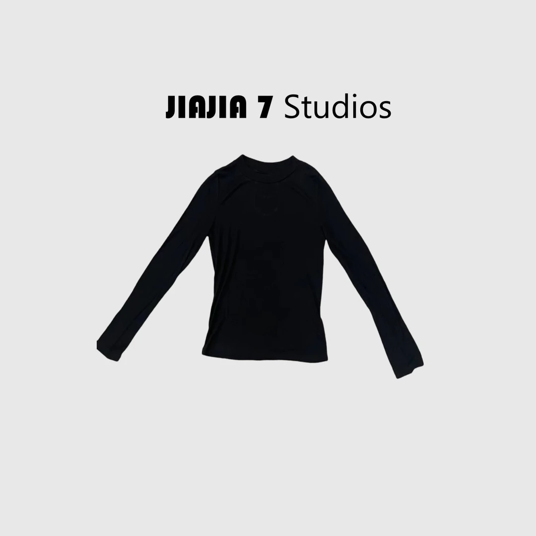 黑色加厚外套打底