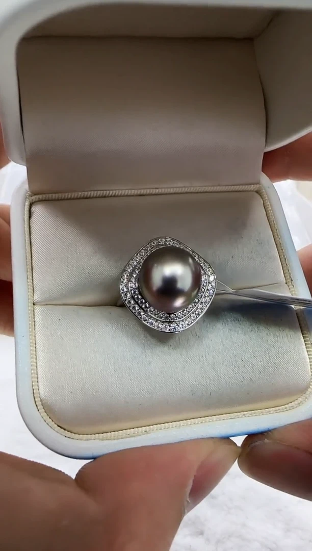 【闪购商品】海水珍珠DA银S925镶嵌v2600 大溪地11