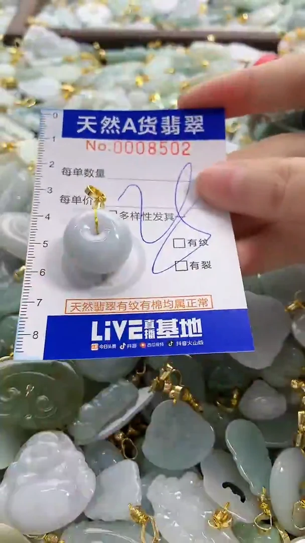 颈饰未镶嵌翡翠天然A货翡翠