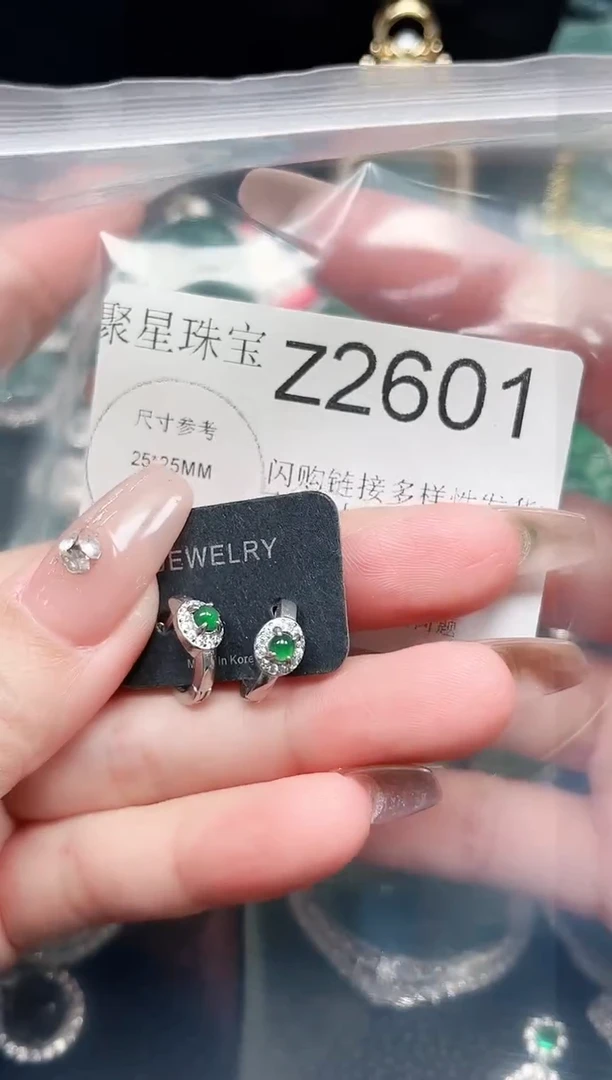 【闪购商品】翡翠颈饰未镶嵌赠皮绳2601