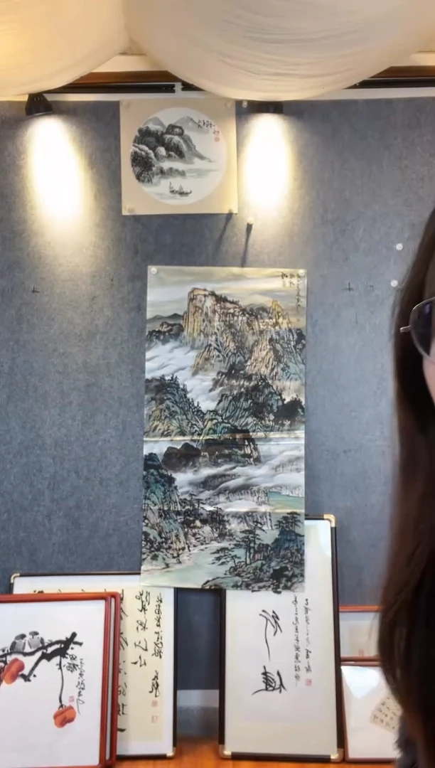 国画柒*七四尺整张精品山水