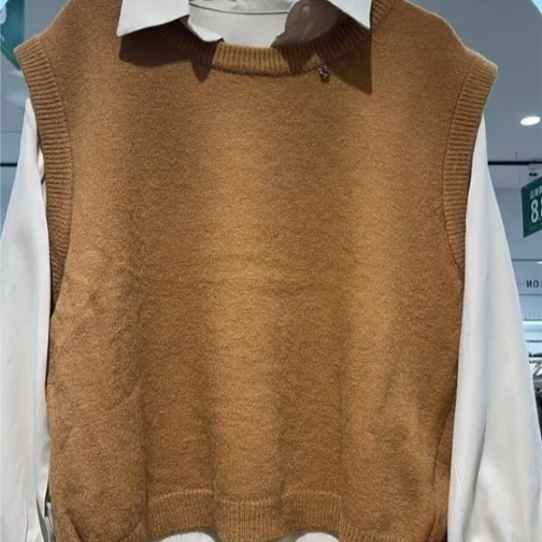 SUFEI/愫翡S45TS1648A 冬季新款简约两件套衫 1648