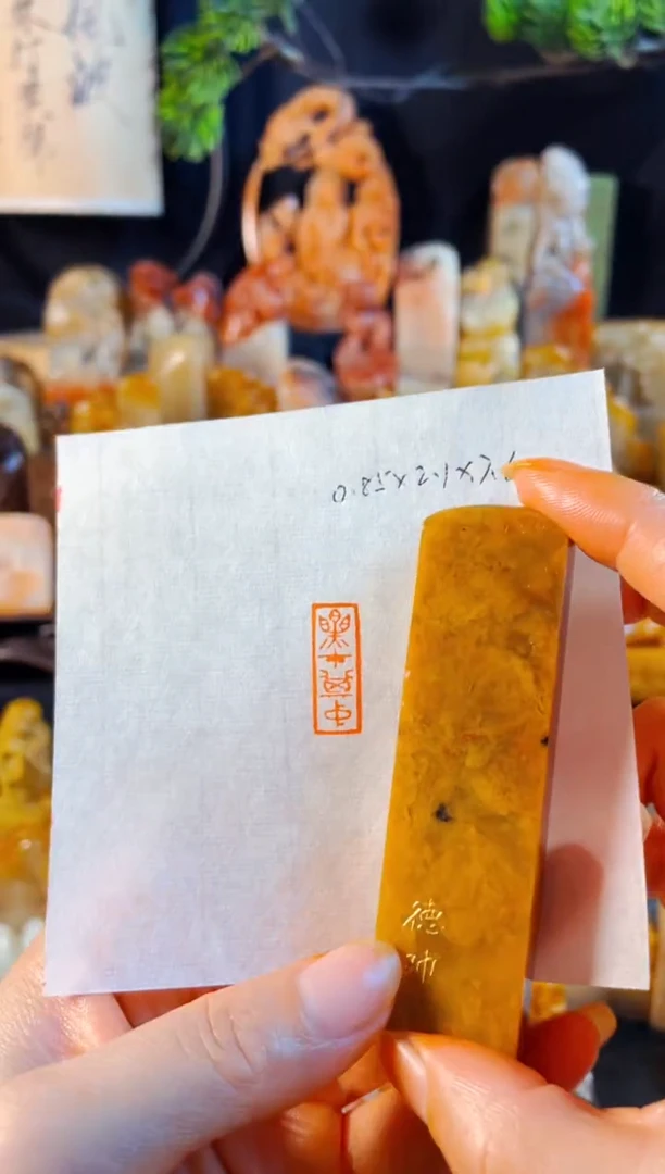 巴林石印石手工篆刻《乐在其中》