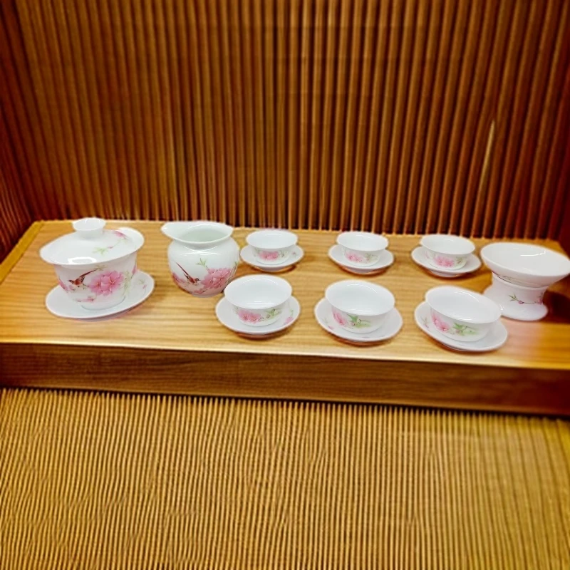 【景德镇】高温陶瓷，水点桃花